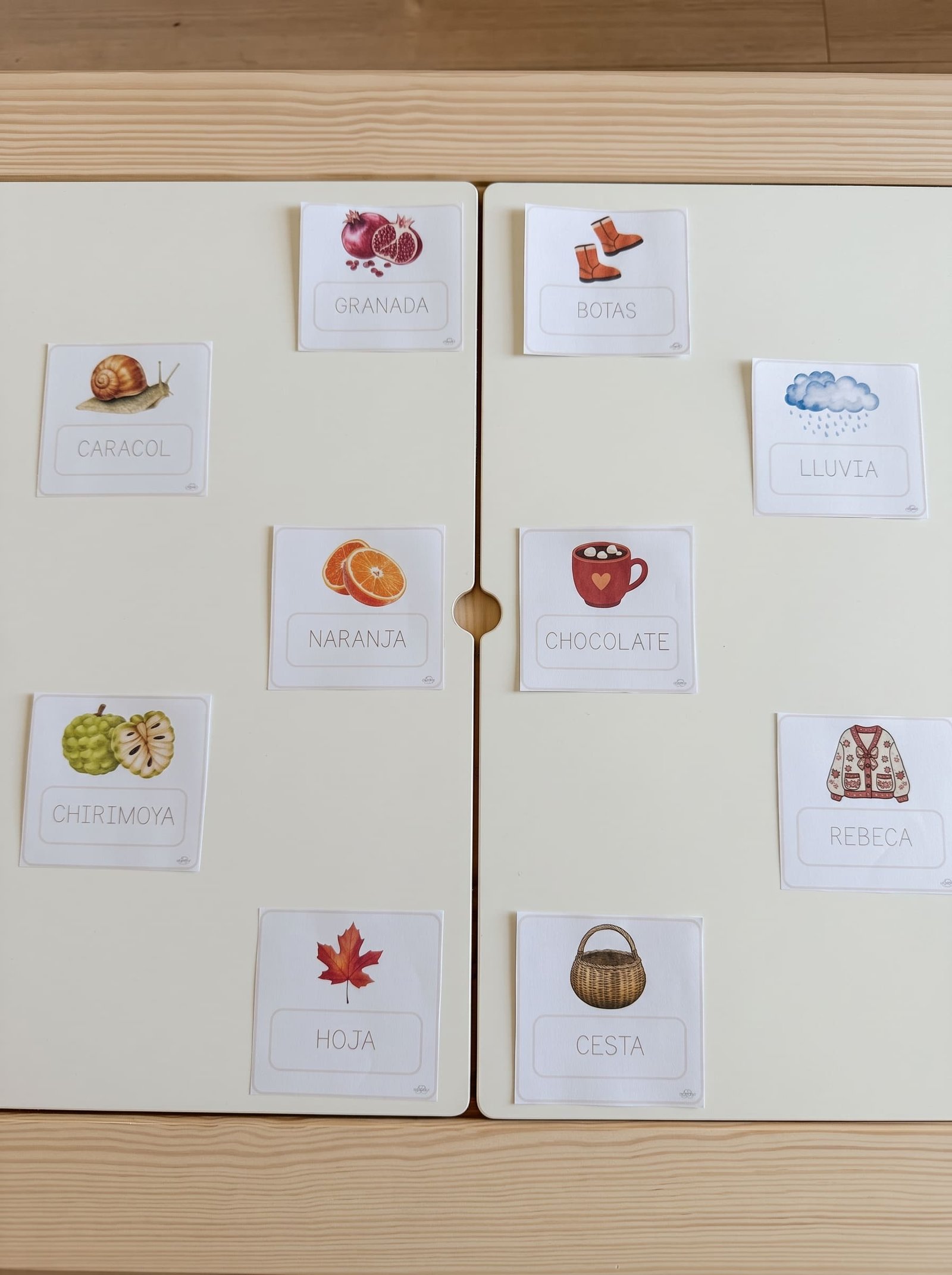 Vocabulario de otoño